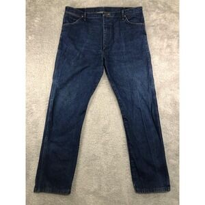 VTG Wrangler Jeans Mens 41x34 Blue Cowboy Cut 13MWZ Western Workwear Denim